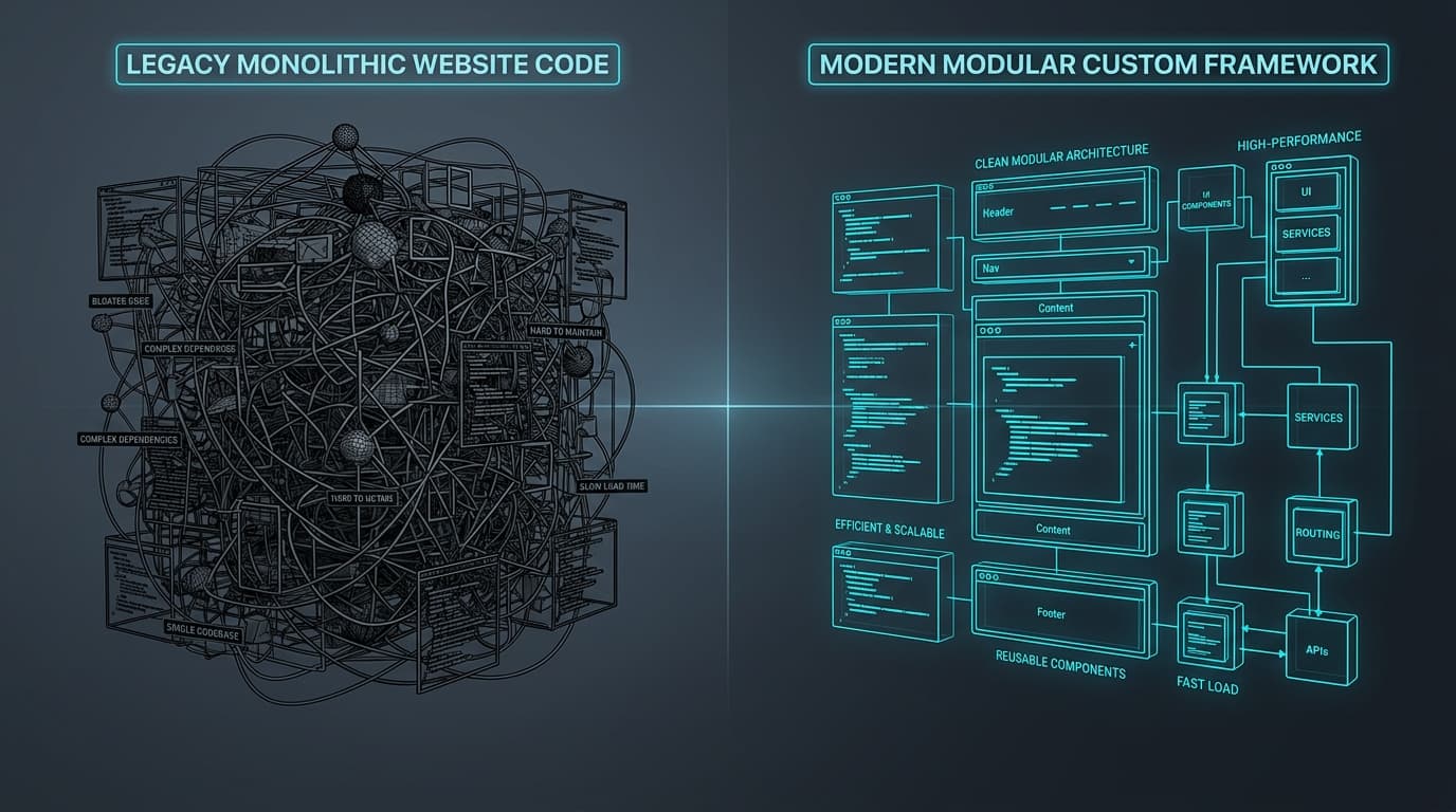 Why Enterprises Should Avoid Template Websites: Core Differences Between Custom and Template Development